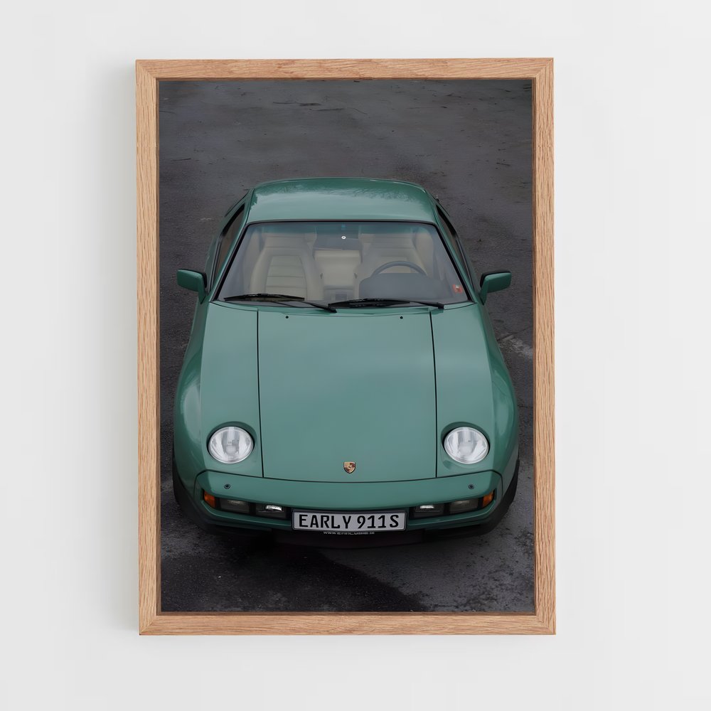 Poster Porsche Émeraude (vue 4)
